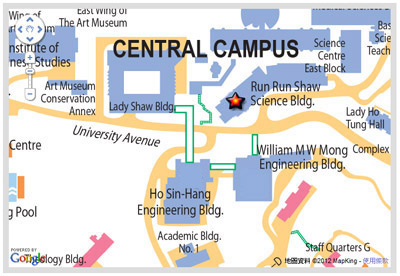 Map of Ho Sin Hang Engineering Building